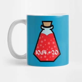 DIY Single Supreme Health Potions for Tabletop Board Games Sticker Mug